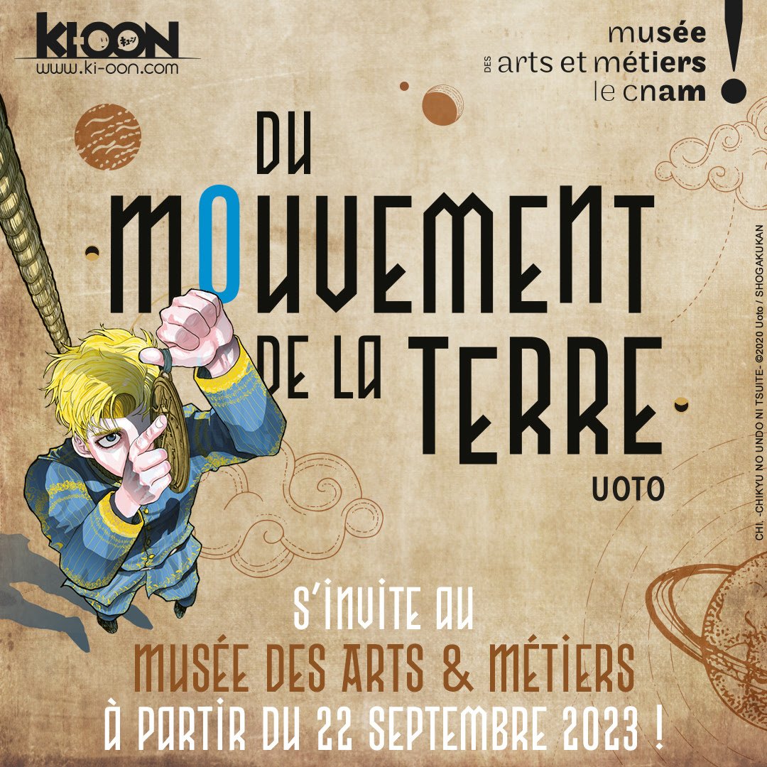 "Du mouvement de la Terre" s'invite au musée des Arts et Métiers à PARIS