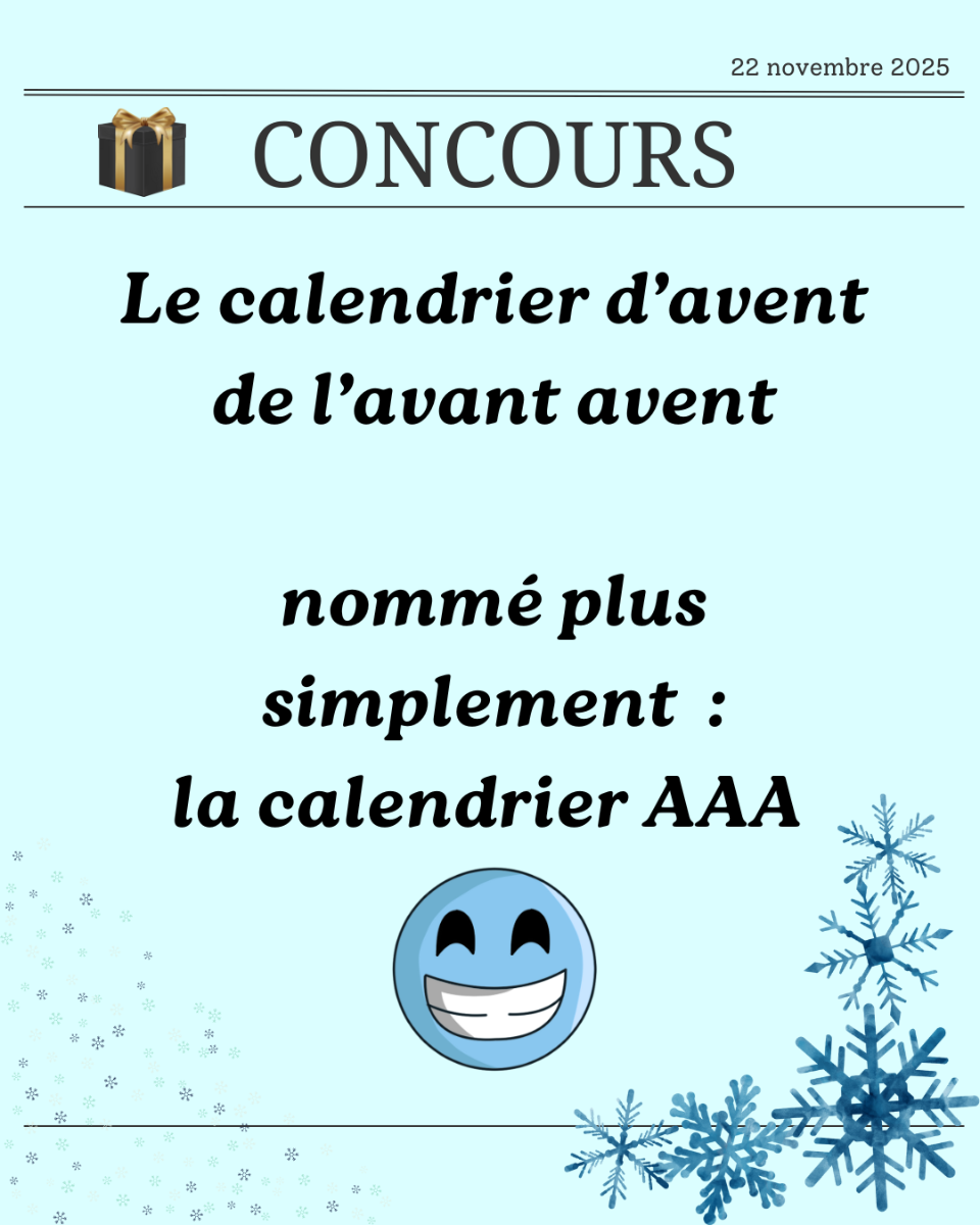Concours : le calendrier de l'Avent de l'Avant Avent